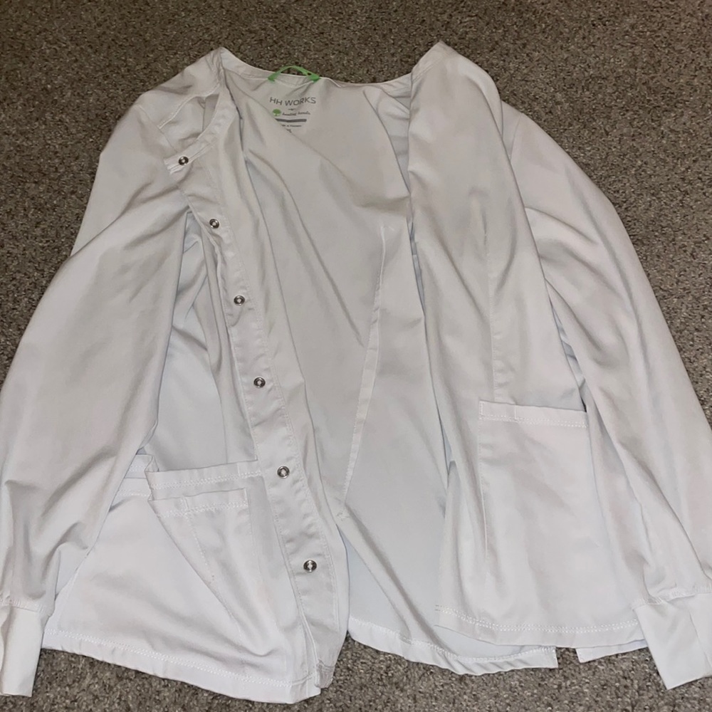 Healing Hands White Utility Jacket